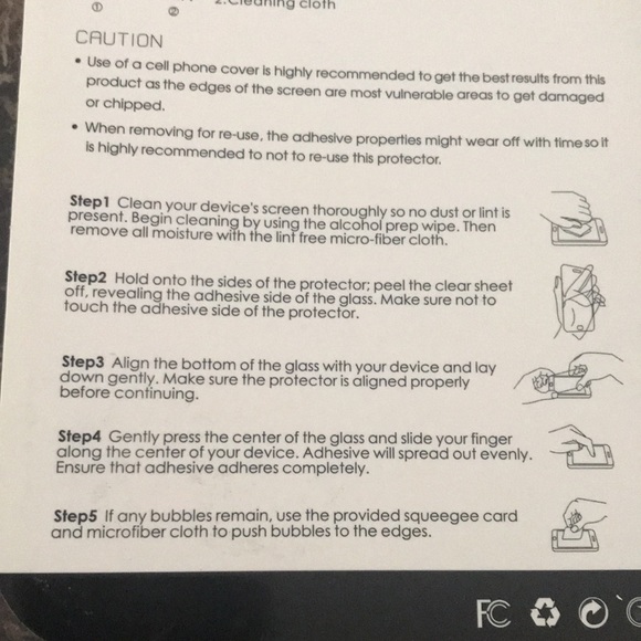 MTEM-LG LS676 / GLASS SCREEN PROTECTOR /PREMIUM TEMPERED GLASS SCREEN PROTECTOR - Picture 6 of 7